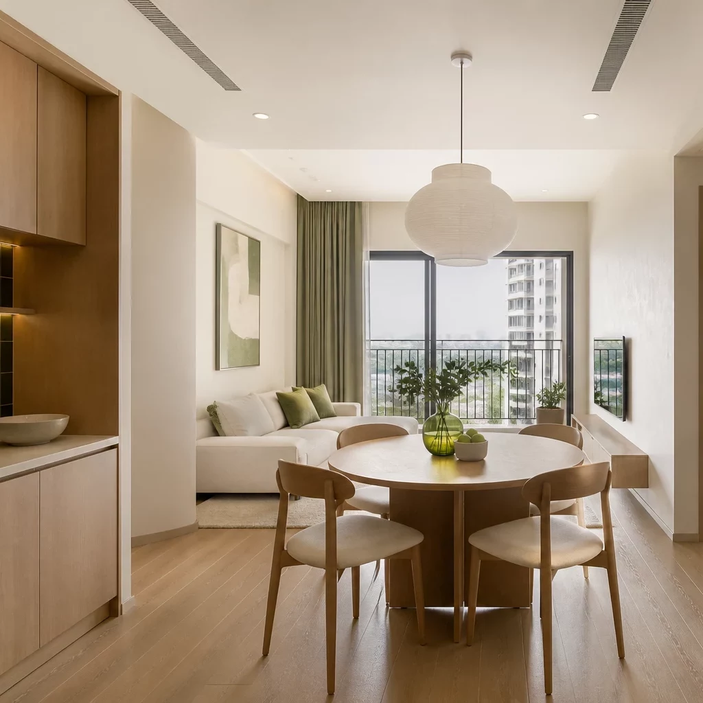 Mẫu thi công nội thất chung cư đẹp phong cách hiện đại trọn gói