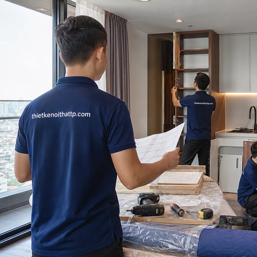 Đơn vị thi công nội thất uy tín giám sát công trình tại TP.HCM