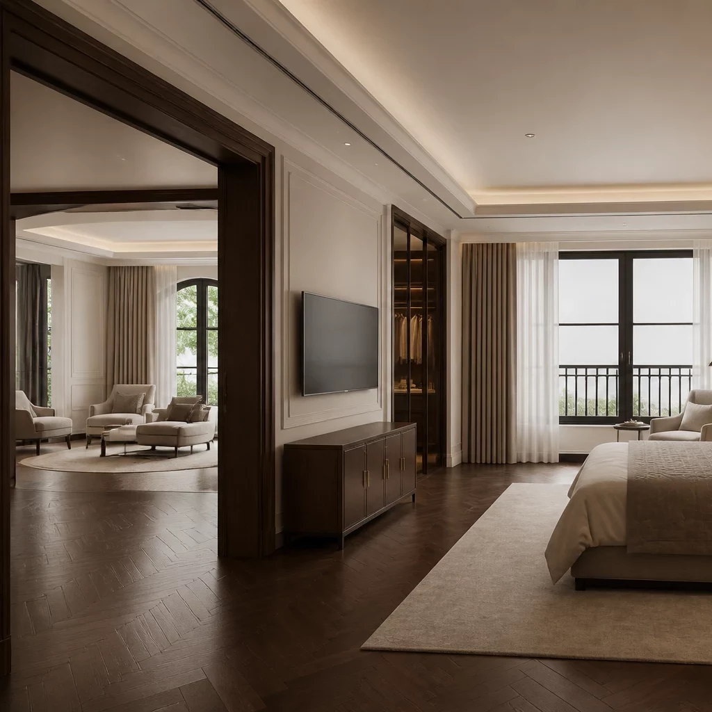 Góc bếp mang hơi hướng vintage hoài cổ với chi tiết gạch bông