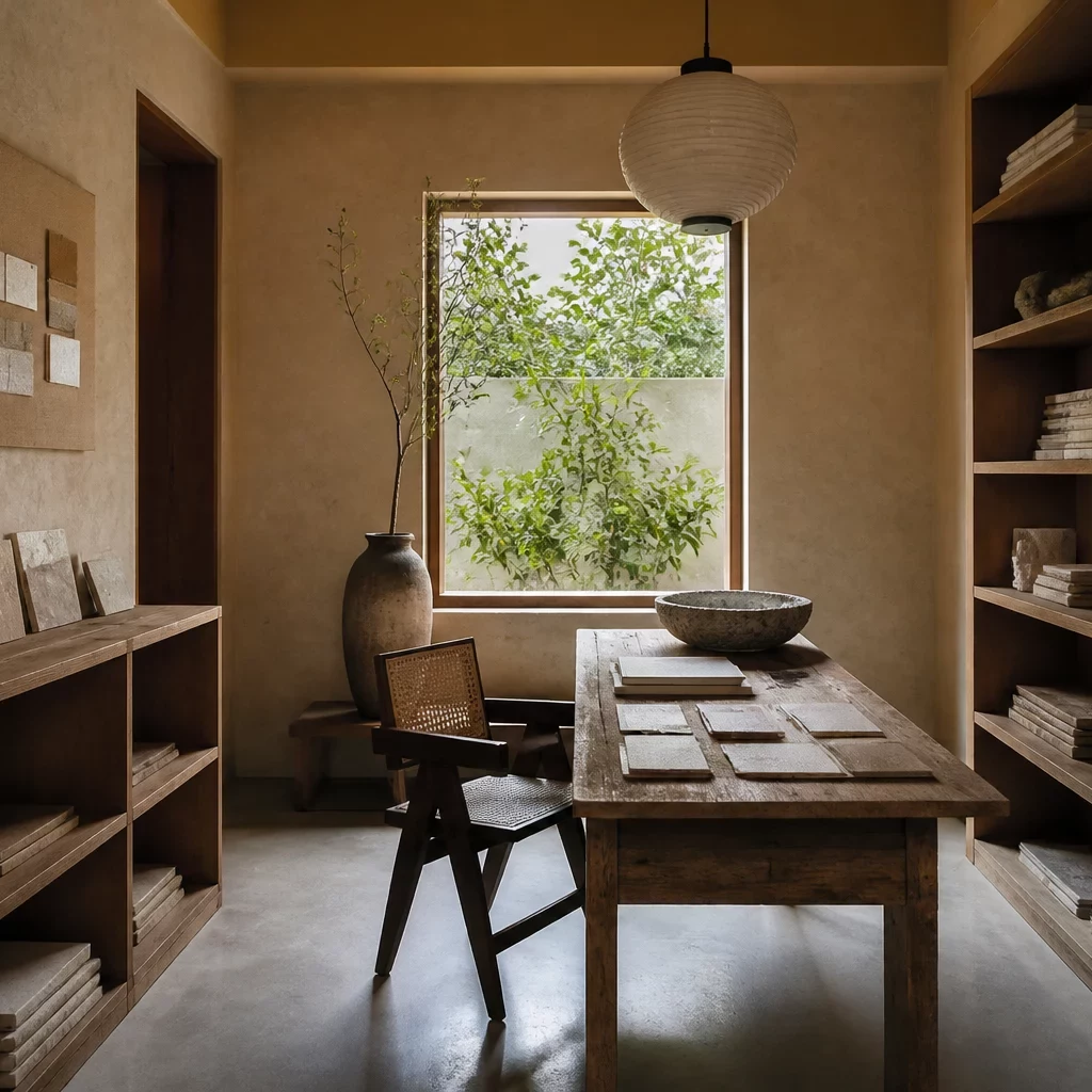 Phòng ngủ phong cách Wabi Sabi mộc mạc tránh sai lầm nhồi nhét nội thất