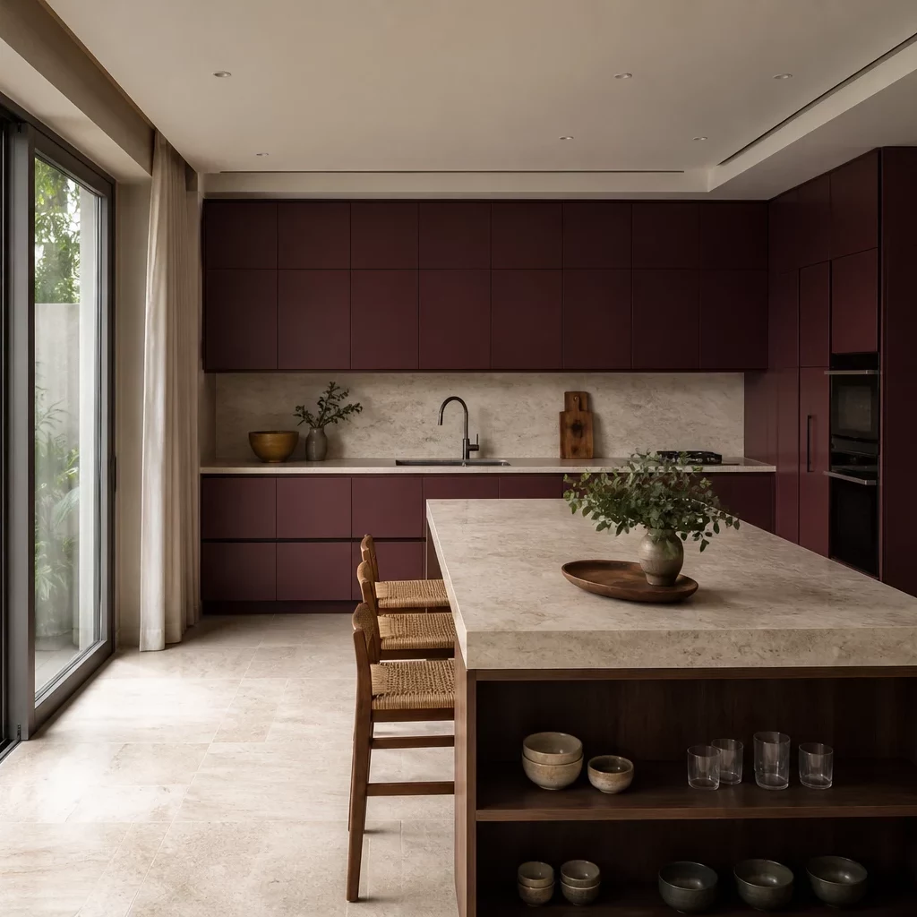 Thiết kế nội thất phòng bếp hiện đại cho không gian 25-40m2