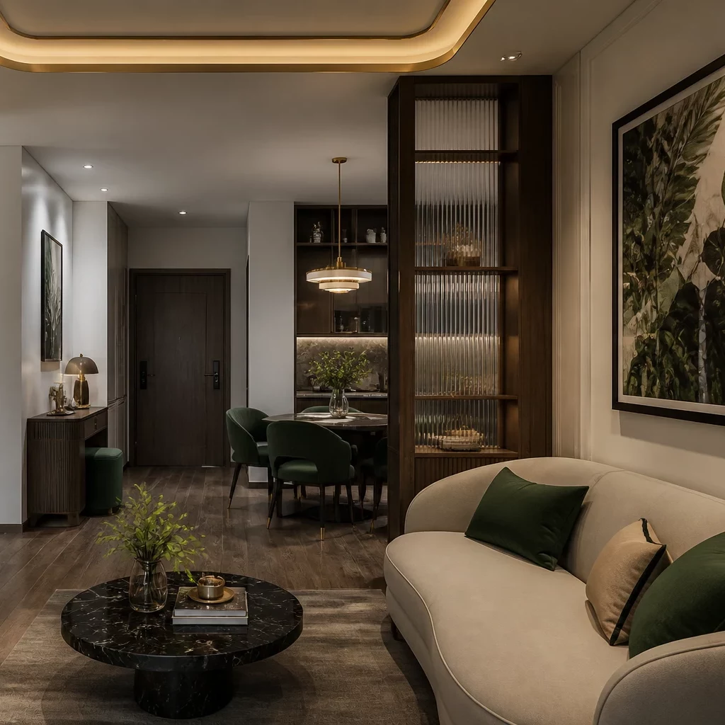 Thiết kế nội thất phòng khách nhỏ dưới 15m2