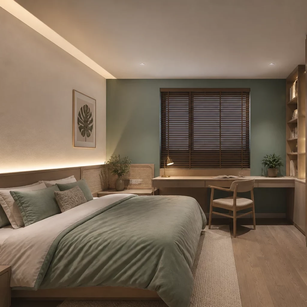 Phòng ngủ duplex phong cách Scandinavian
