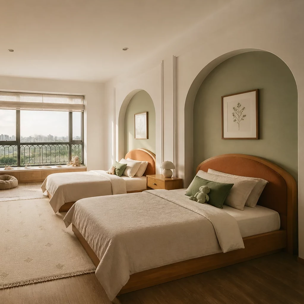 Thiết kế nội thất phòng ngủ tối giản tập trung trải nghiệm