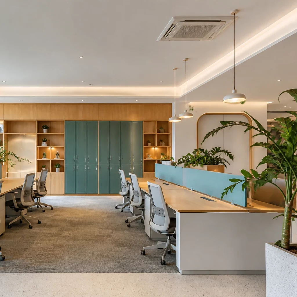 Khu vực thư giãn phong cách Scandinavian dành cho nhân viên