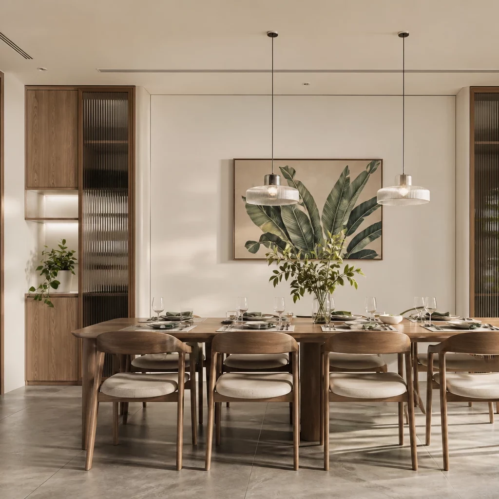 Phòng ngủ phong cách Scandinavian nhẹ nhàng với ga giường trắng và ánh sáng tự nhiên