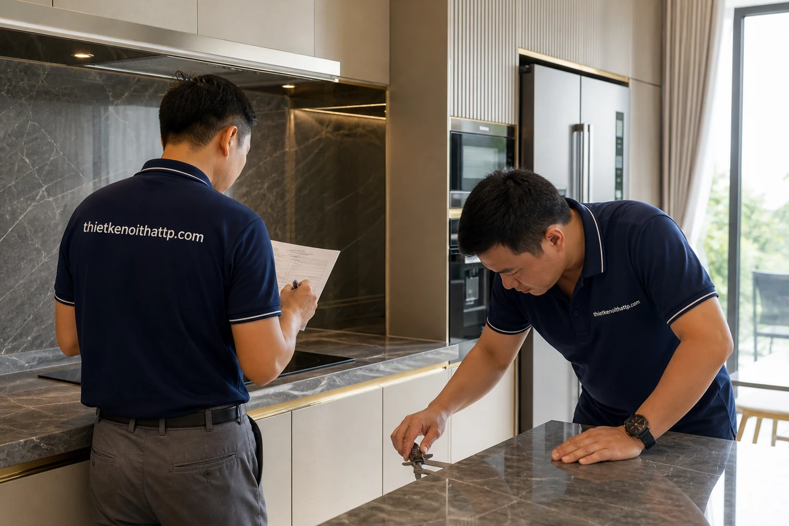 Giám sát chất lượng thi công nội thất - Thiết Kế Nội Thất TP
