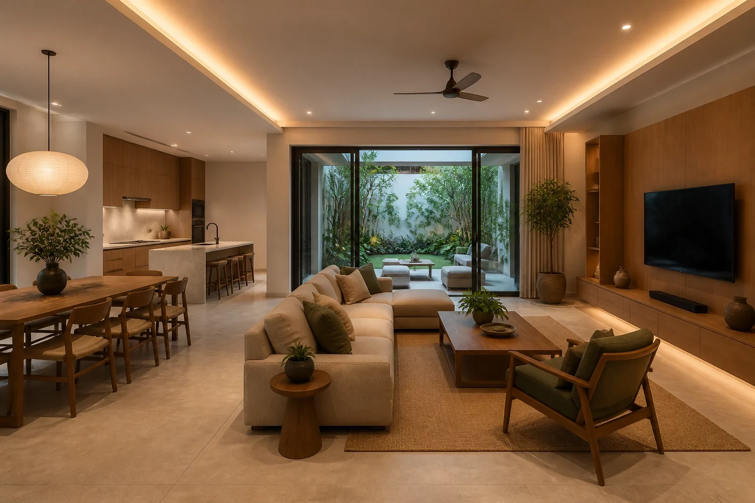 Bàn giao & bảo hành 5 năm - Thiết kế nội thất nhà cấp 4