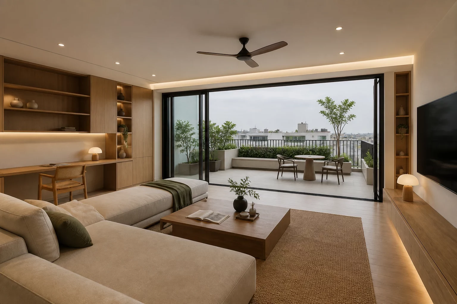 Thiết kế 2D & phối cảnh 3D - Thiết Kế Nội Thất Nhà Phố