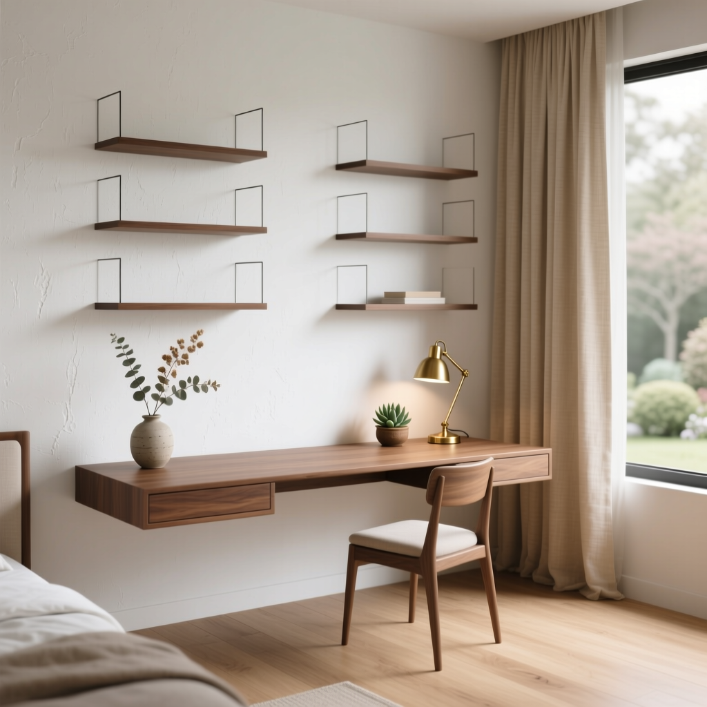 Phòng ngủ 30m2 phong cách Bắc Âu tối giản và sáng sủa