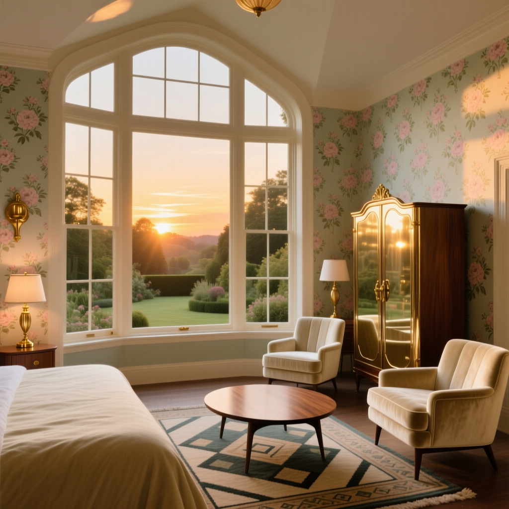 Mẫu phòng ngủ đẹp cho bé gái 15 tuổi phong cách vintage tinh tế